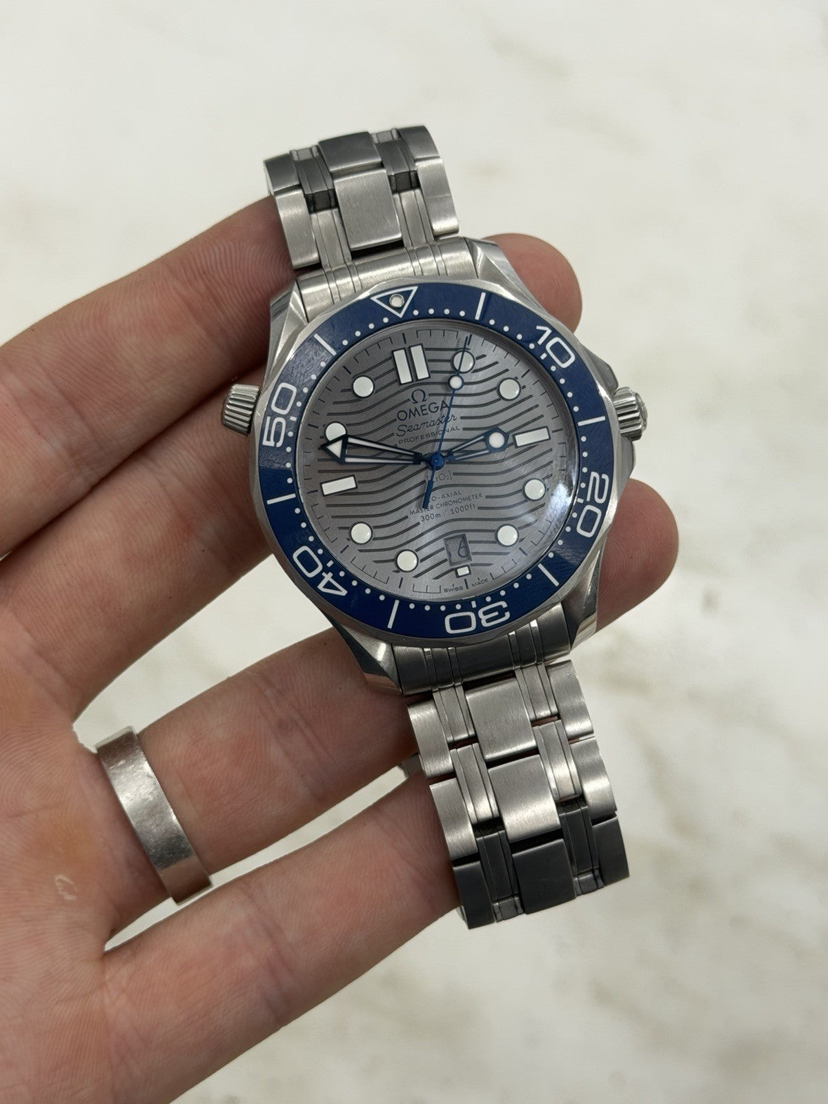 2024 Omega Seamaster Steel Gray Dial 42mm Automatic Watch 210.30.42.20.06.001