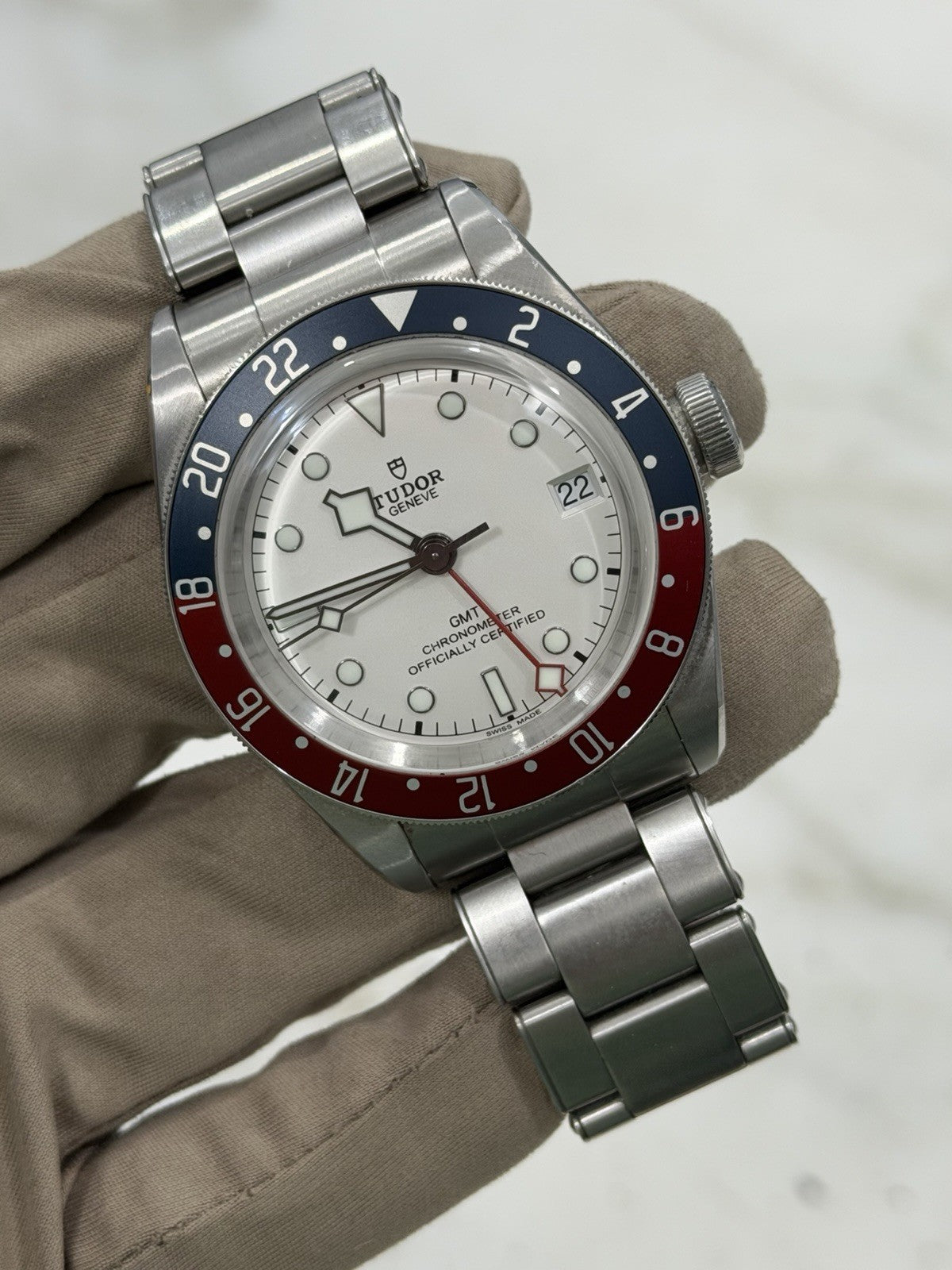 2023 Tudor Black Bay Pepsi GMT 79830RB Opaline Dial Men's Watch - Box/Papers