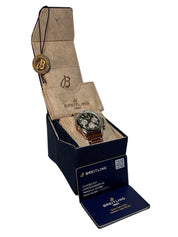 NEW Breitling Classic Avi Steel Green Dial 42mm Automatic Mens Watch A23380