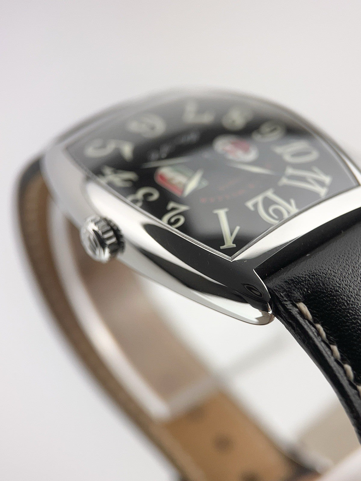 Franck Muller Milan AC Stainless Steel Black Dial 31mm Automatic Mens Watch 2852
