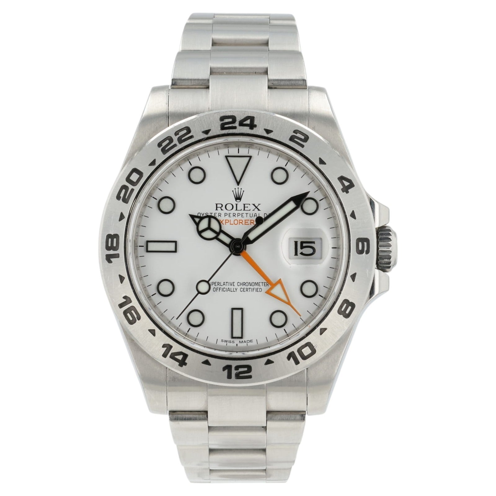 Rolex Explorer II White Dial Stainless Steel 42mm Automatic Mens Watch 216570