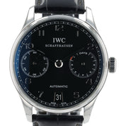 IWC Portuguese Black Dial Stainless Steel 42mm Automatic Men’s Watch IW500109