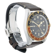 2023 Tudor Black Bay GMT Root Beer Brown Black Steel Gold Watch 79833MN B+P