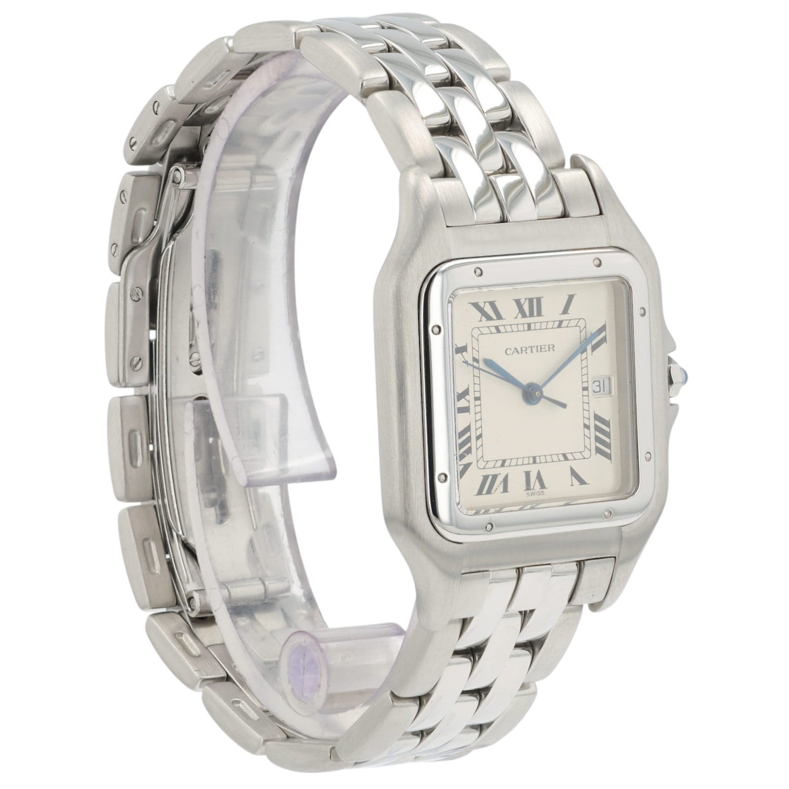 Cartier Panthere de Cartier Silver Dial Stainless Steel 29x40mm Quartz W25032P5