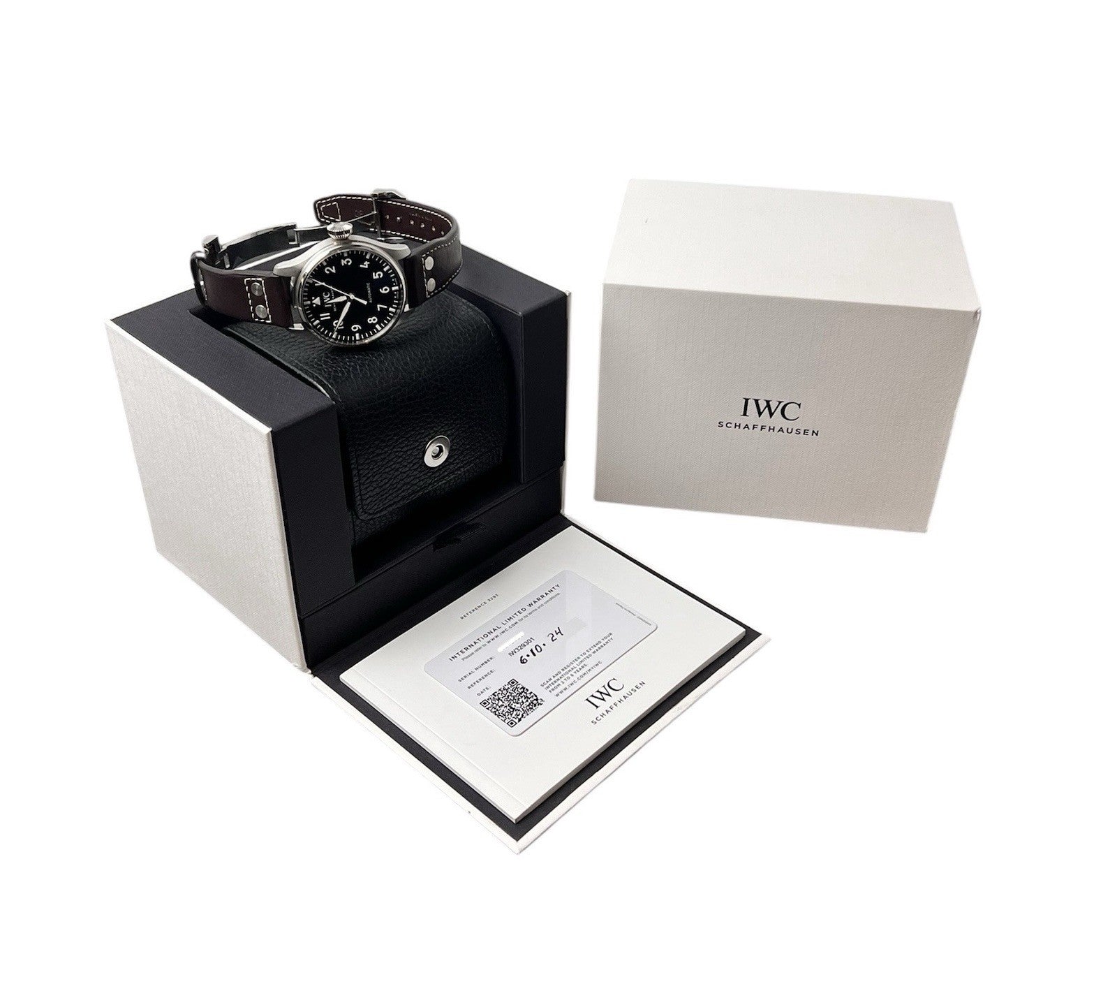 IWC Big Pilot Black Dial Stainless Steel 43mm Automatic Men’s Watch IW329301