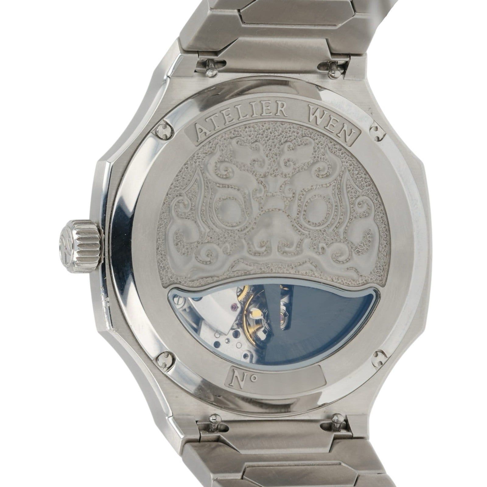 Atelier Wen Salmon Perception Dial Stainless Steel 40mm Automatic Men’s Watch