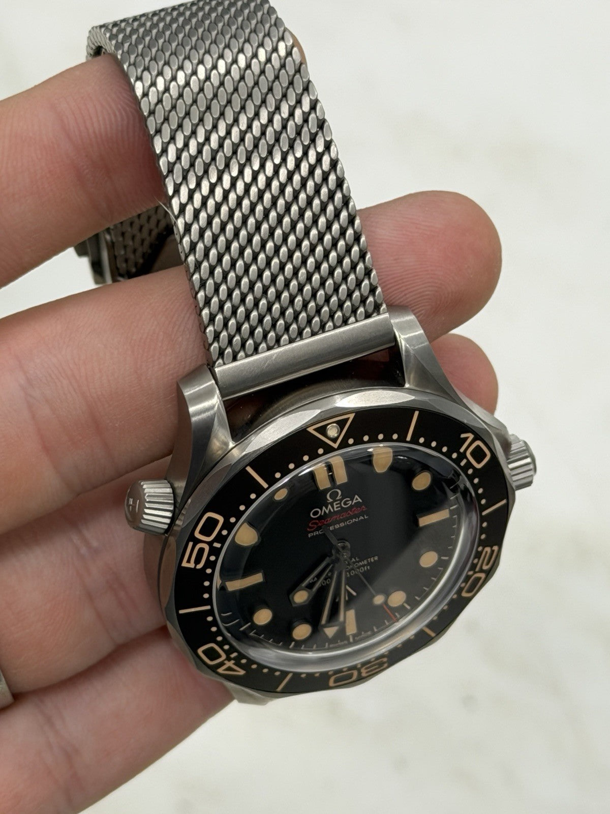 Omega Seamaster NTTD James Bond 007 No Time To Die Watch 210.90.42.20.01.001