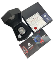 Aventi Sapphire Tourbillon Skeletonized Dial Sapphire Case 48mm Watch A11-S
