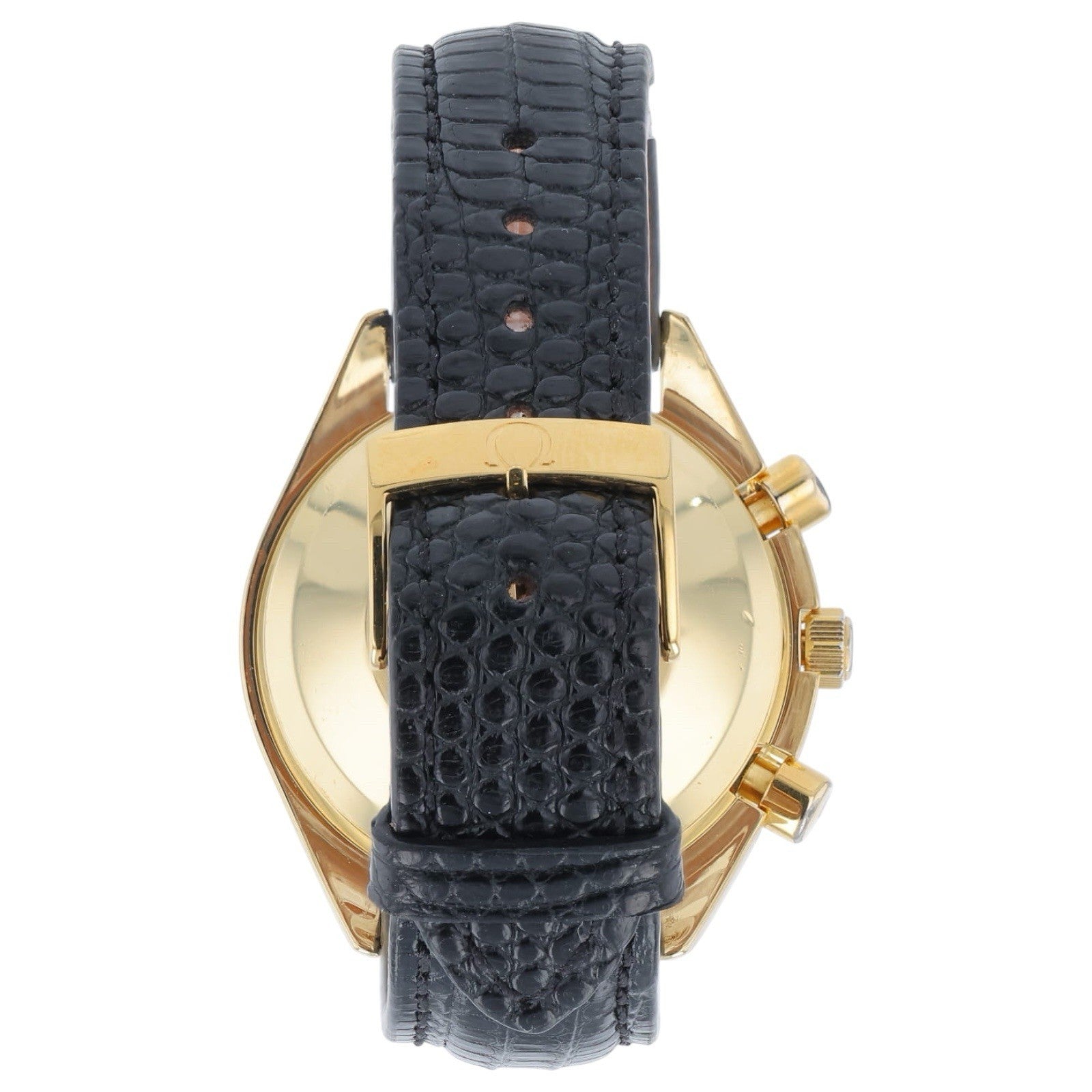 Omega Speedmaster 18k Yellow Gold White Dial 39mm Automatic Mens Watch 3611.20