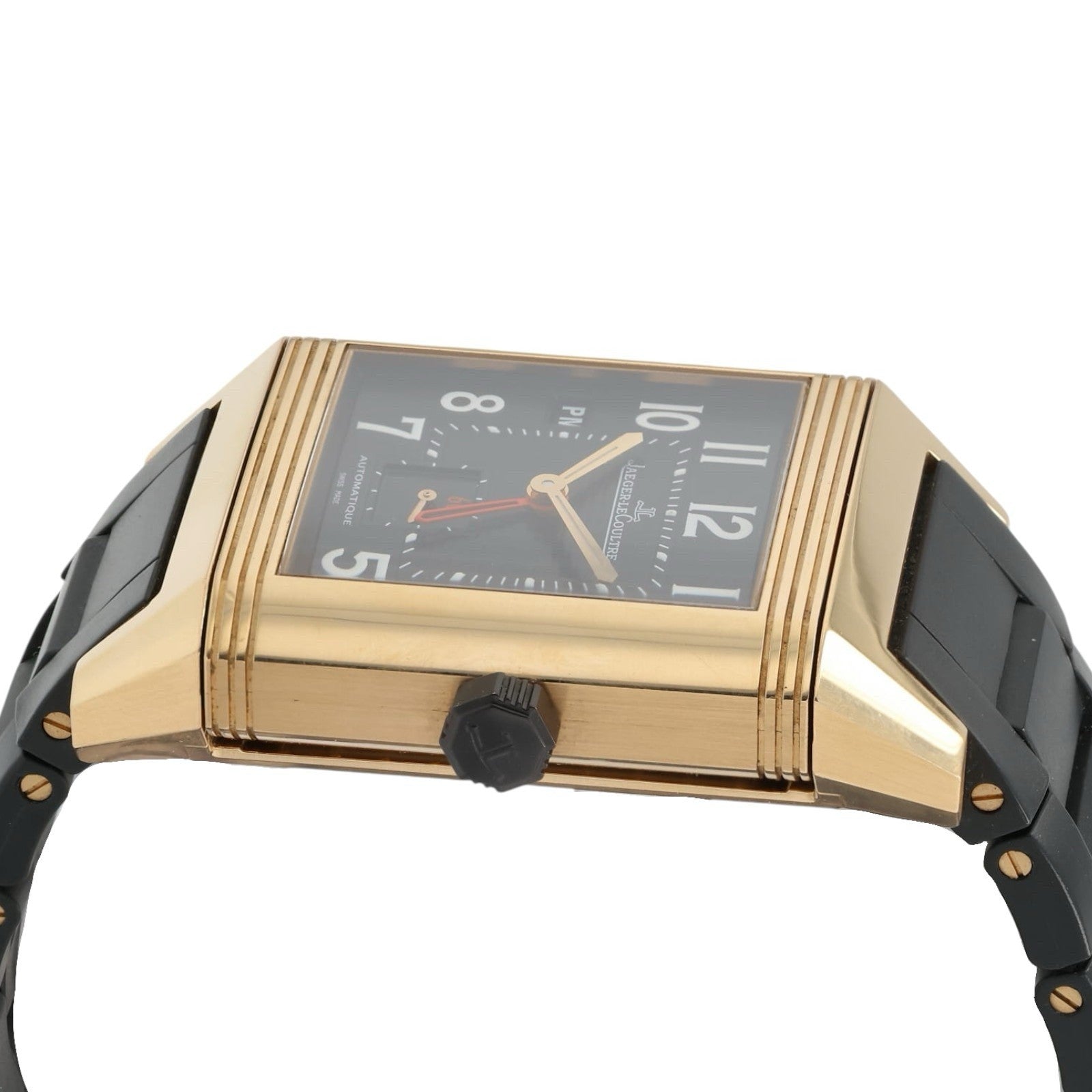 Jaeger-LeCoultre Black Dial 18k Rose Gold 35mm Automatic Men’s Watch 230.2.77