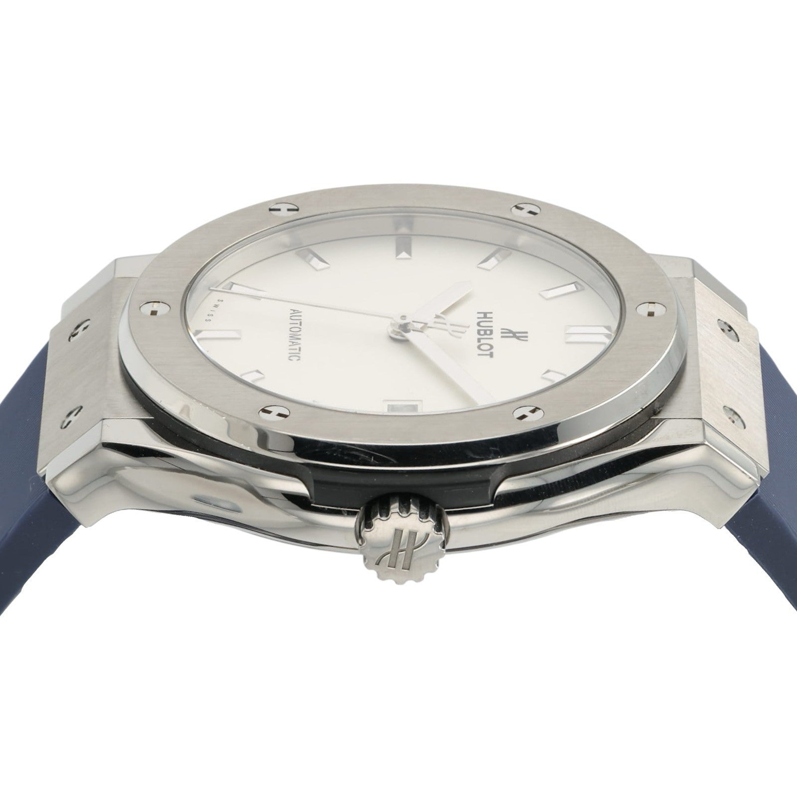 Hublot Classic Fusion Silver Dial Titanium 45mm Auto Men’s Watch 511.NX.2611.LR