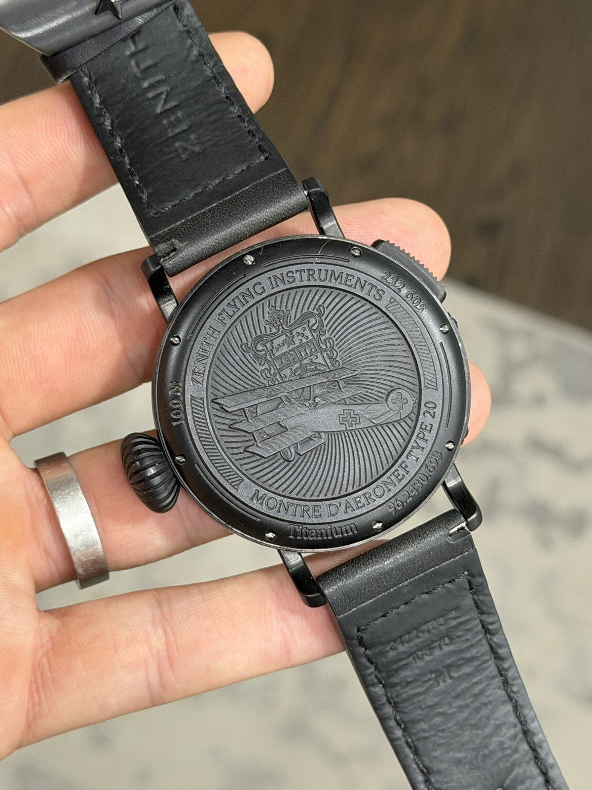 Zenith Special Pilot Type 20 96.2430.693 45mm Black Dial Watch - FOR PARTS