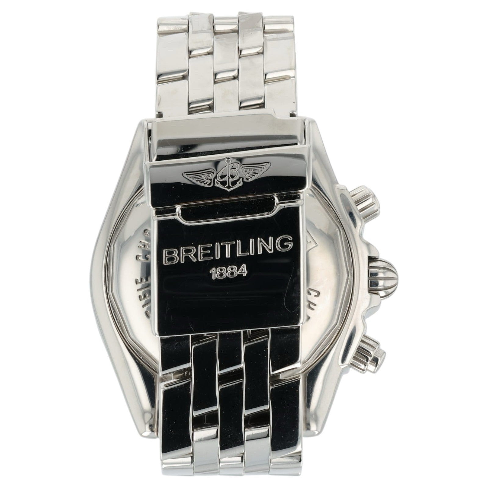 Breitling Chronograph Diamond Bezel Black Dial 44mm Automatic Men’s Watch A13356