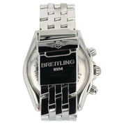 Breitling Chronograph Diamond Bezel Black Dial 44mm Automatic Men’s Watch A13356