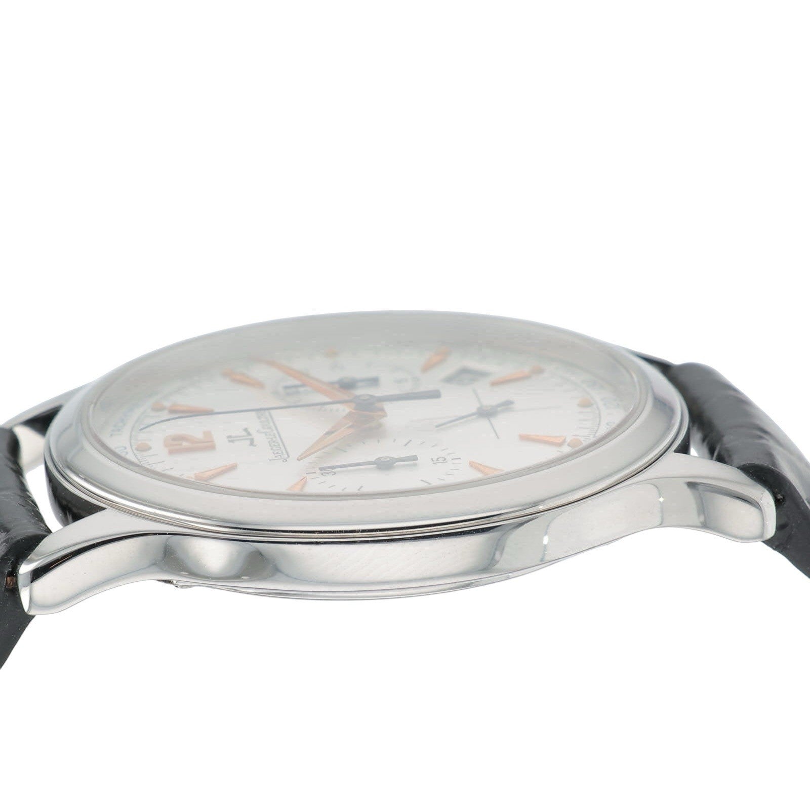 Jaeger-LeCoultre Master Control Steel Silver Dial 34mm Quartz Mens 145.8.31