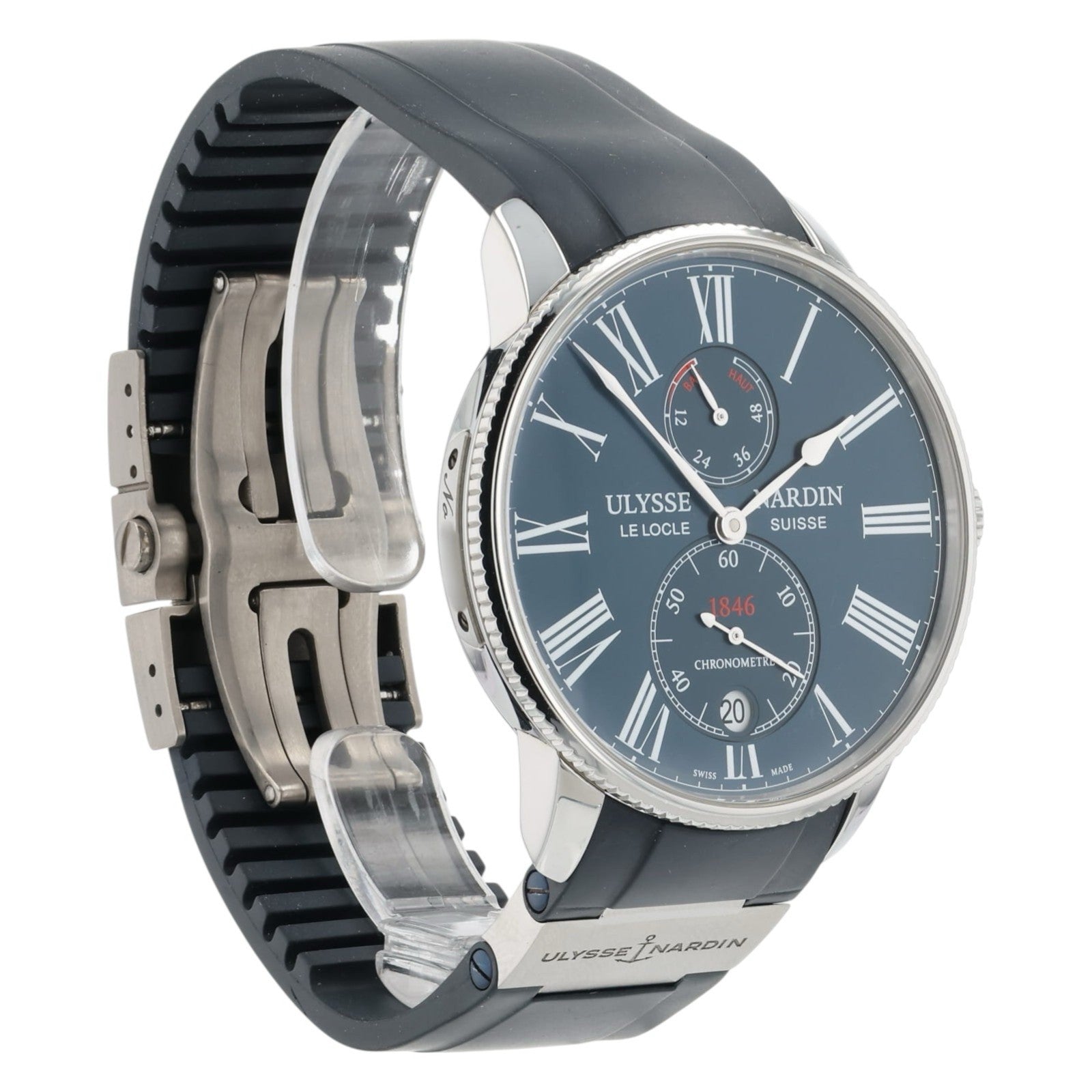 Ulysse Nardin Marine Torpilleu Blue Dial Steel 42mm Automatic Men’s 1183-310