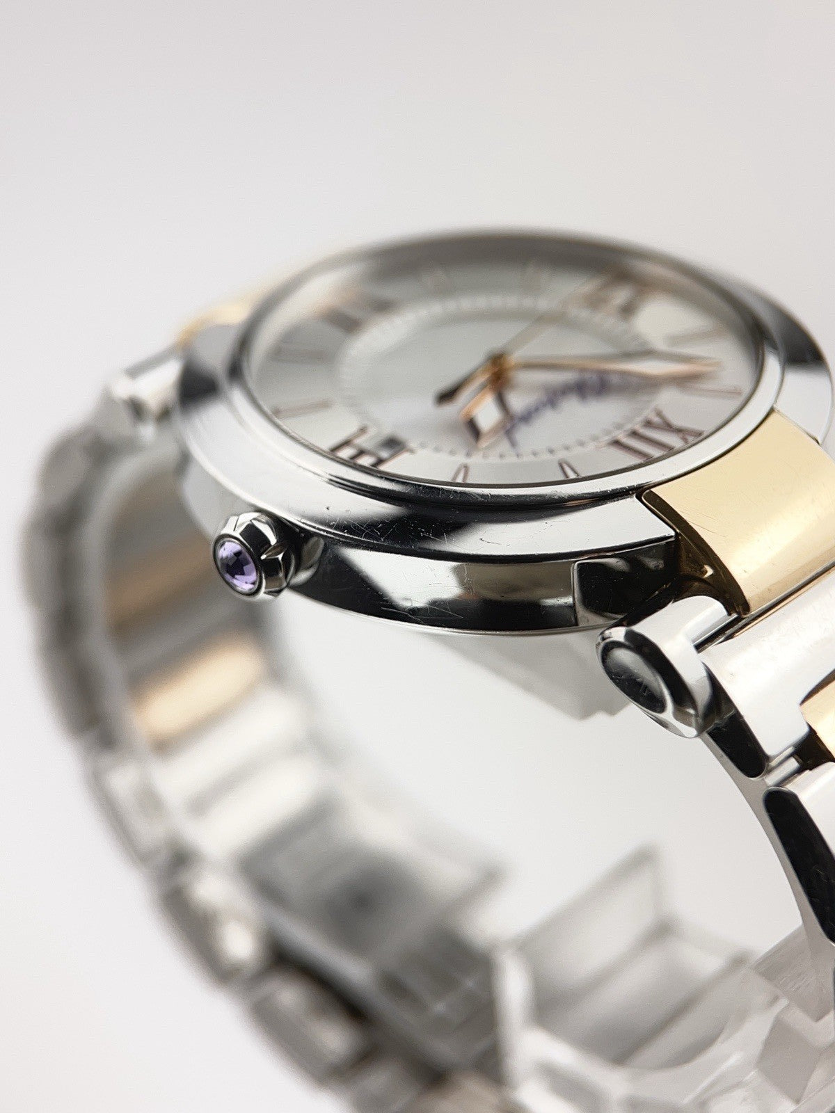 Chopard Imperiale Gold & Steel Mother Of Pearl Dial 36mm Quartz Watch 8532