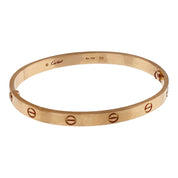 Cartier Love Bracelet 18K Rose Gold Size 20cm Authentic with Box & Certificate