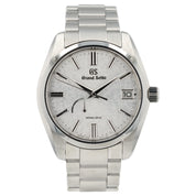 Grand Seiko “Morning Frost” Silver Dial Stainless Steel 40mm Auto Mens SBGA465