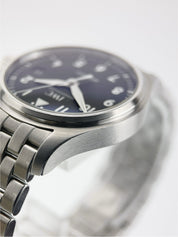 IWC Pilot Date Stainless Steel Black Dial 36mm Automatic Men's Watch IW324010