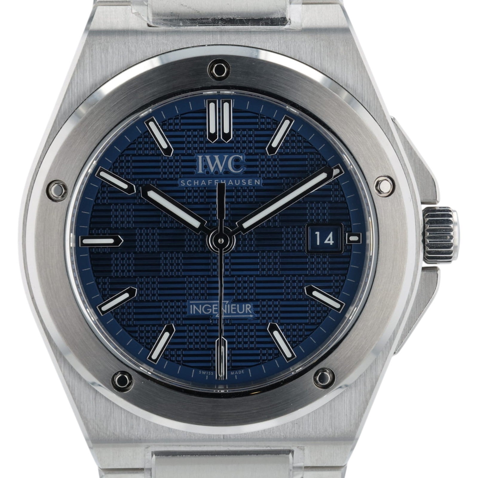 NEW 2026 IWC Ingenieur 40 Automatic Blue Dial Watch IW328907 - COMPLETE SET