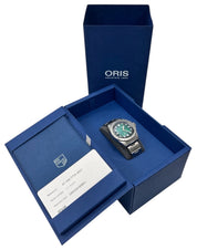 Oris Divers Sixty Five Stainless Steel Green Dial 38mm Automatic Mens Watch 7774