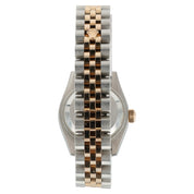 Rolex Datejust Ladies 26mm Rose Gold Steel Automatic Diamond Watch 179171 B+P