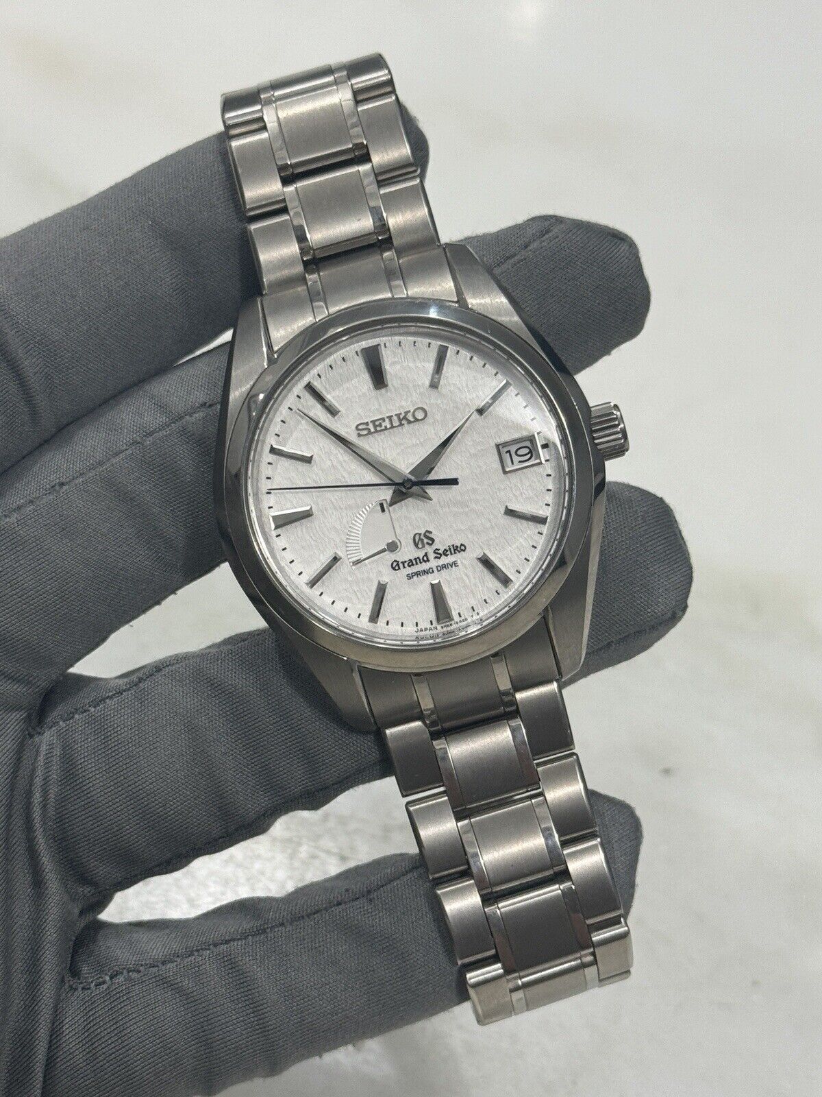 Grand Seiko Heritage Spring Drive Snowflake Titanium 41mm Watch SBGA011