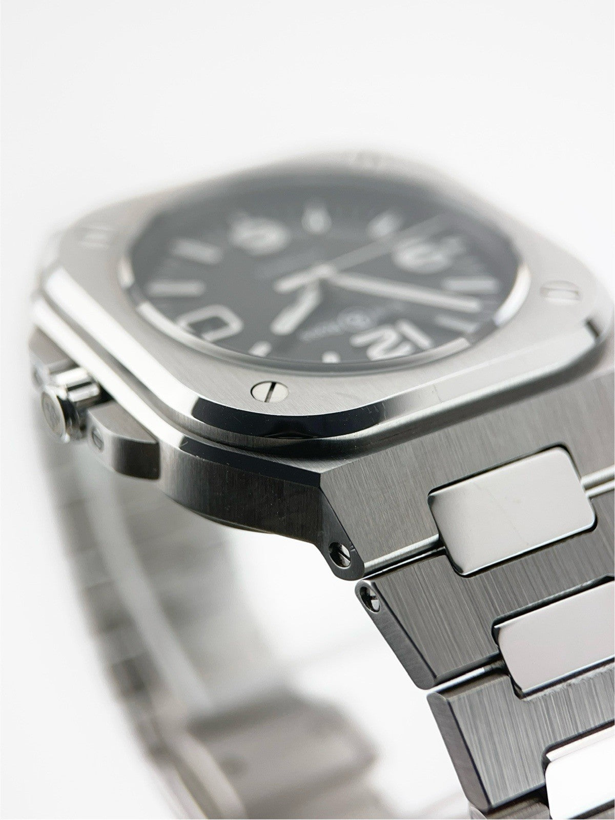 Bell & Ross Stainless Steel Black Dial 40mm Automatic Men's Watch BR05