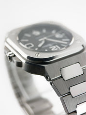 Bell & Ross Stainless Steel Black Dial 40mm Automatic Men's Watch BR05