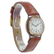 Harwood Cream Dial 9ct Gold 29mm Automatic Unisex Watch - AS IS