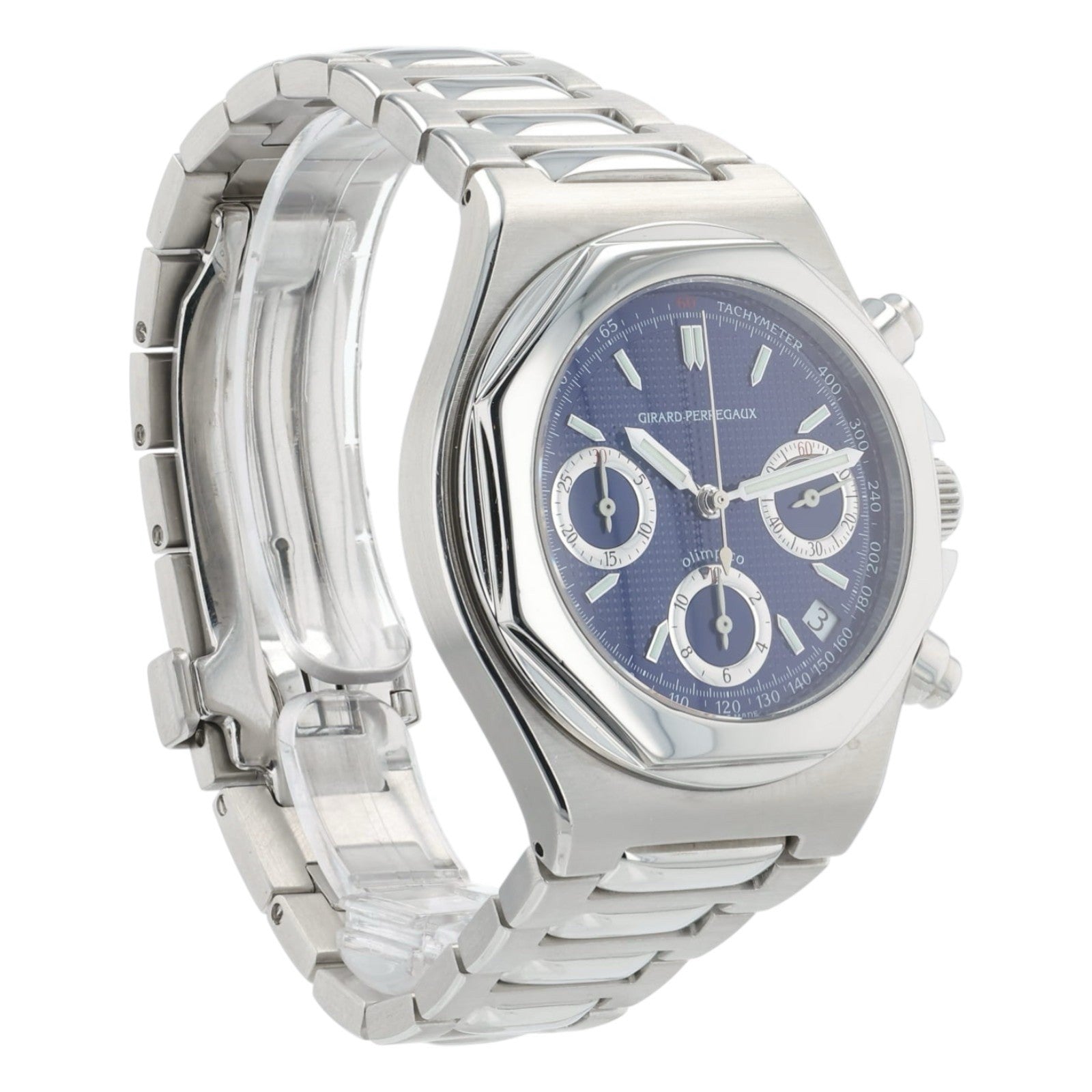 Girard Perregaux Laureato Blue Dial Stainless Steel 41mm Automatic Men’s 8017