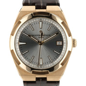 Vacheron Constantin Overseas 18k Rose Gold Silver Dial 41mm Auto 4500V/000R-B127
