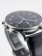 IWC Portuguese Stainless Steel Black Dial 41mm Automatic Men's Watch IW371438