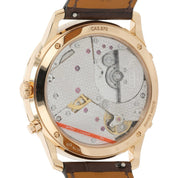 NEW Hermes Quantieme 18k Rose Gold Brown Dial 39.5mm Automatic Watch 408038WW00