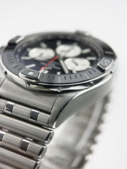 Breitling Chronomat Stainless Steel Black Dial 44mm Automatic Men’s Watch AB0136