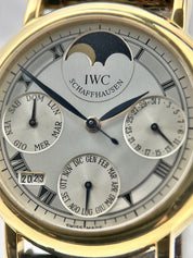 IWC Portofino Perpetual Calendar IW3541 Mens Watch Second Hand 18k Yellow Gold