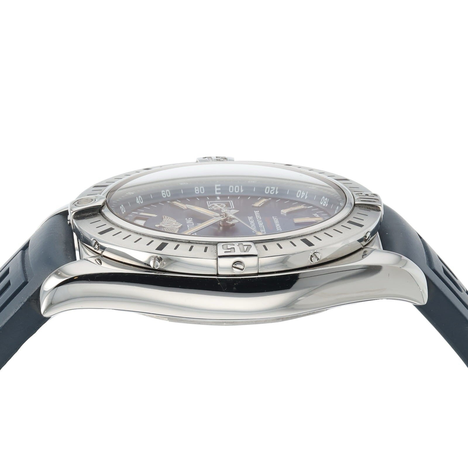 Breitling Galactic Day-Date Blue Dial Stainless Steel 44mm Automatic Mens A45320