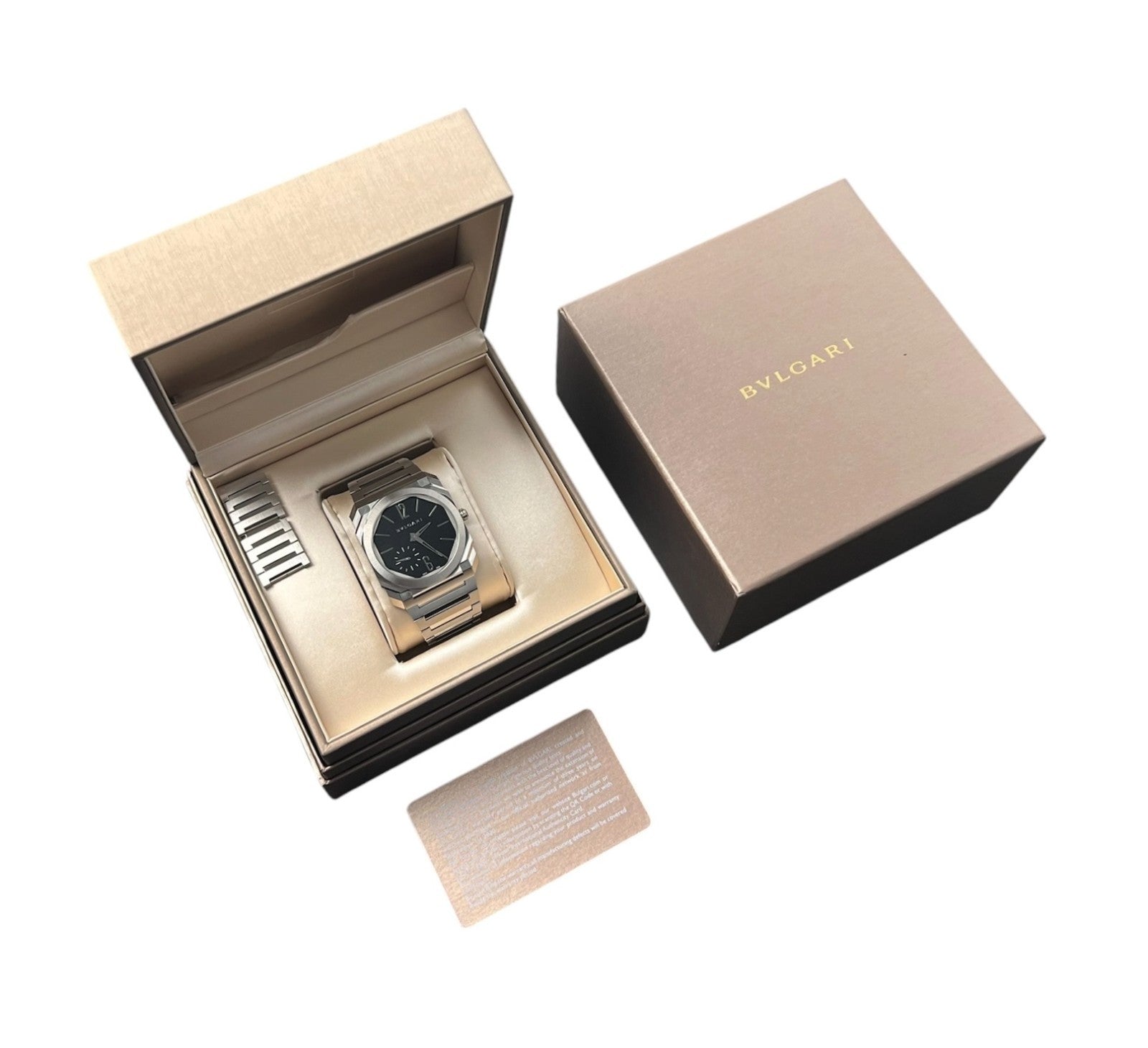 Bulgari Octo-Finissimo Black Dial Stainless Steel 40mm Automatic Mens BGO40SXT