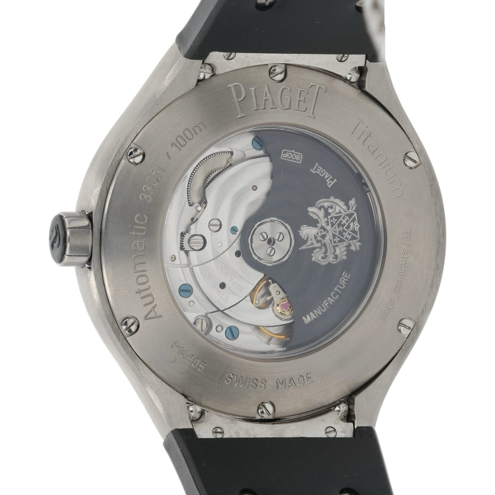 Piaget Polo FortyFive Black Dial Titanium 45mm Automatic Men’s Watch P10605