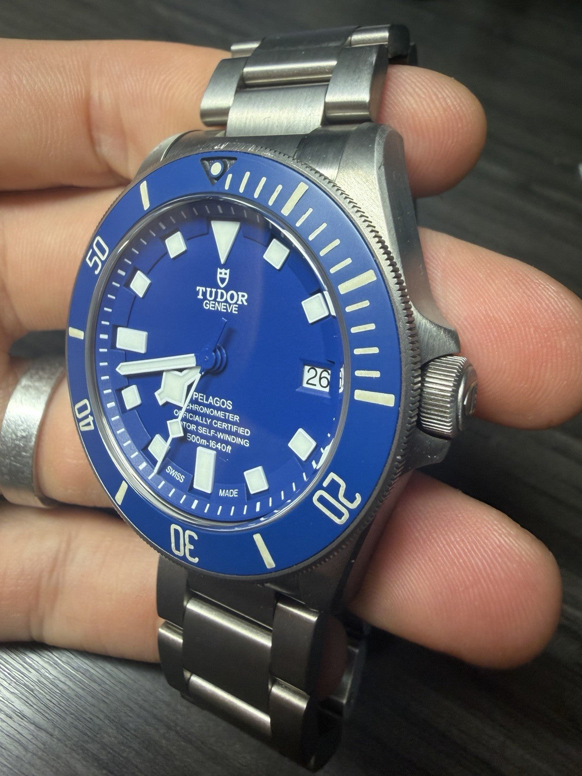 9/2023 Tudor Pelagos Date Blue Dial Titanium Men's Watch 25600TB - W/ Papers