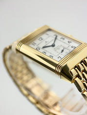 LeCoultre Reverso 18k Yellow Gold Silver Dial 26mm Manual Men's Watch 270.1.62