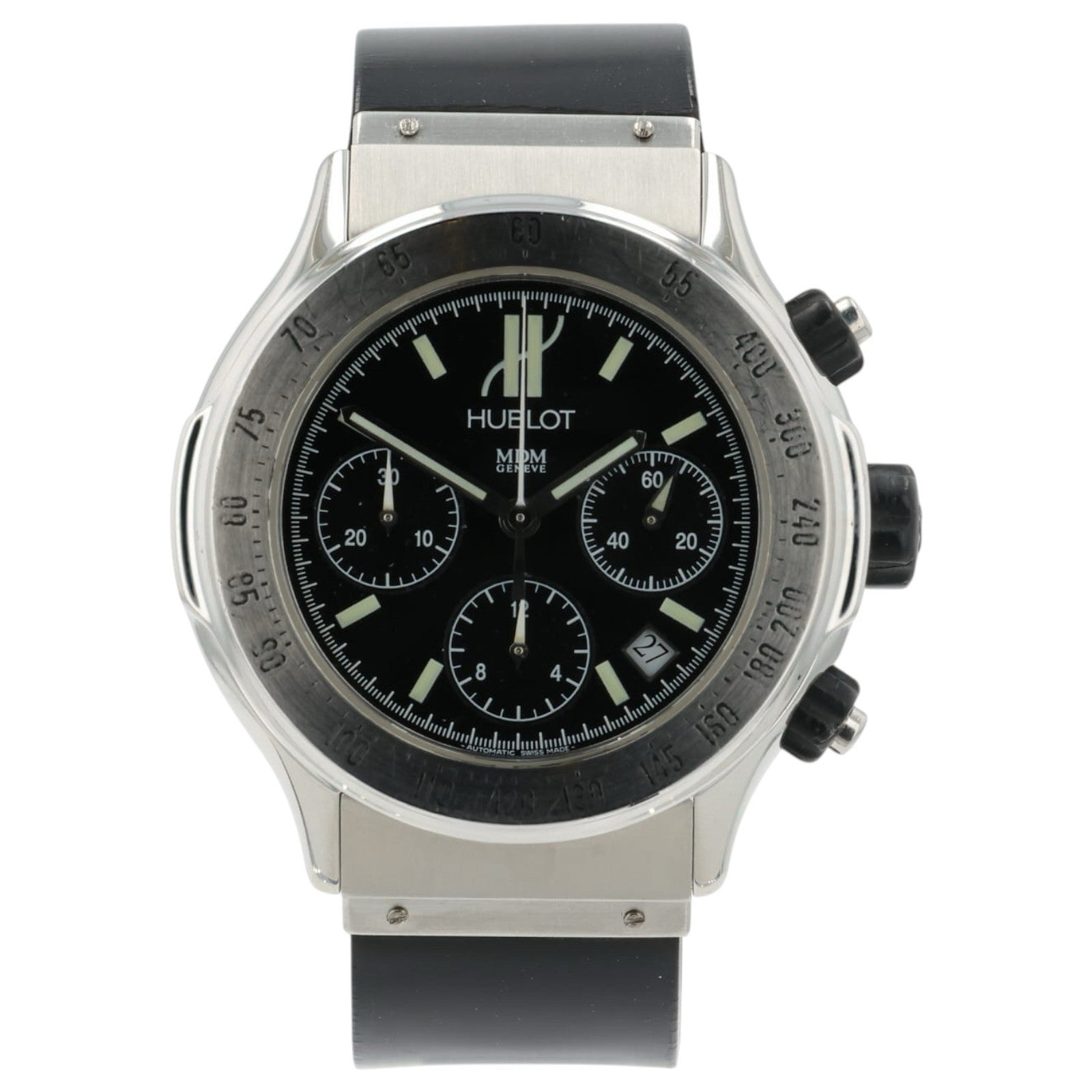 Hublot Super B Black Dial Stainless Steel 42mm Automatic Movement Men’s 1920.1