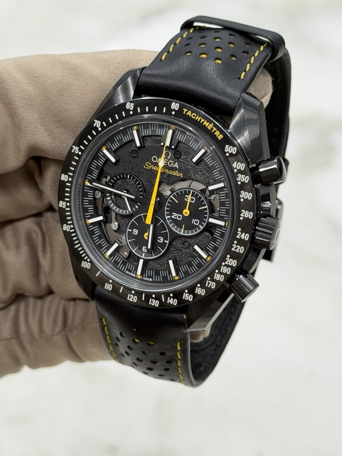 2019 Omega Speedmaster Apollo Black Dial Manual Wind Watch 311.92.44.30.01.001