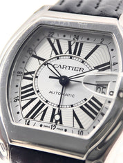 Cartier Roadster GMT Steel Silver Dial 42mm Automatic Men’s Watch W62032X6