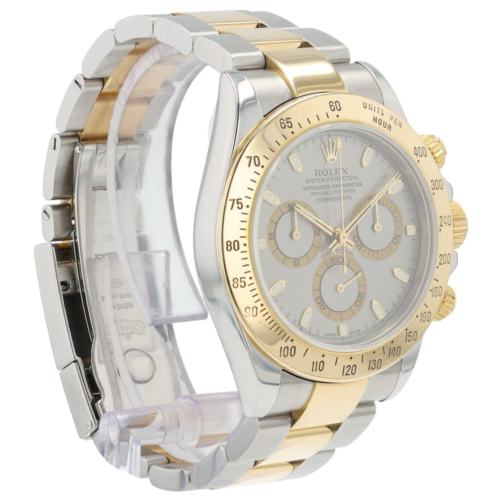 Rolex Daytona Silver Color Dial Gold & Steel 40mm Automatic Men’s Watch 116523