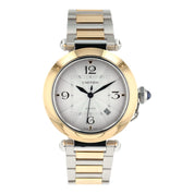 Cartier Pasha Gold & Steel Silver Dial 41mm Automatic Men’s Watch W2PA0009