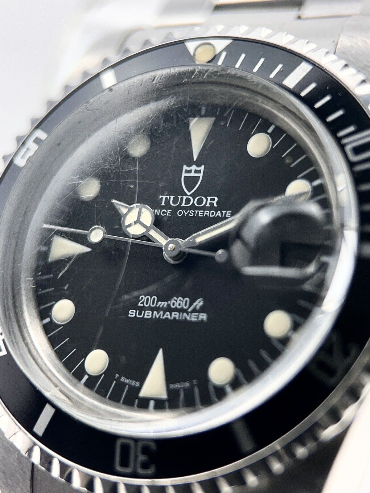 Tudor Prince Oysterdate Submariner 40mm Automatic Black Dial Ref 79090