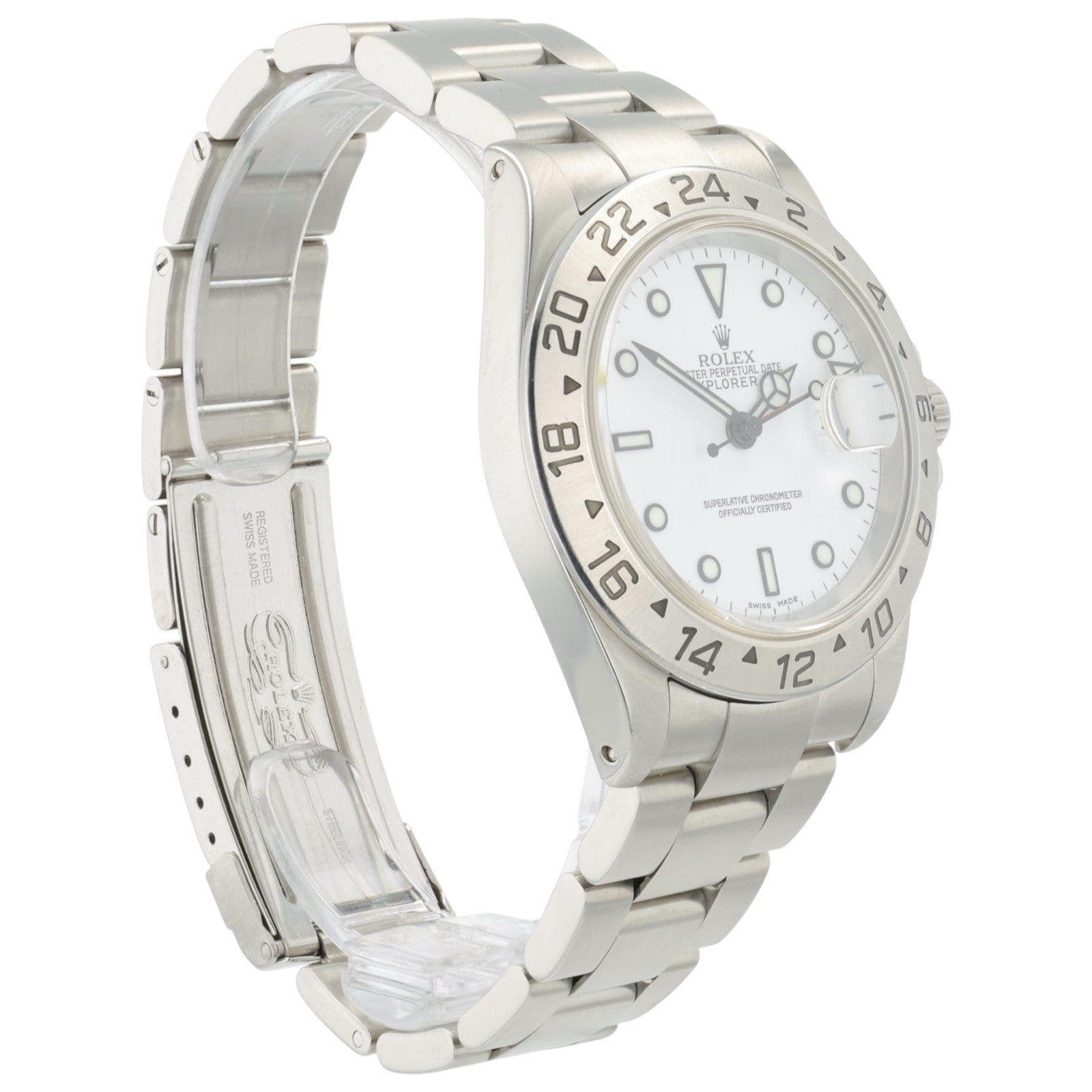 Rolex Explorer II Stainless Steel White Dial 40mm Automatic Men’s Watch 16570