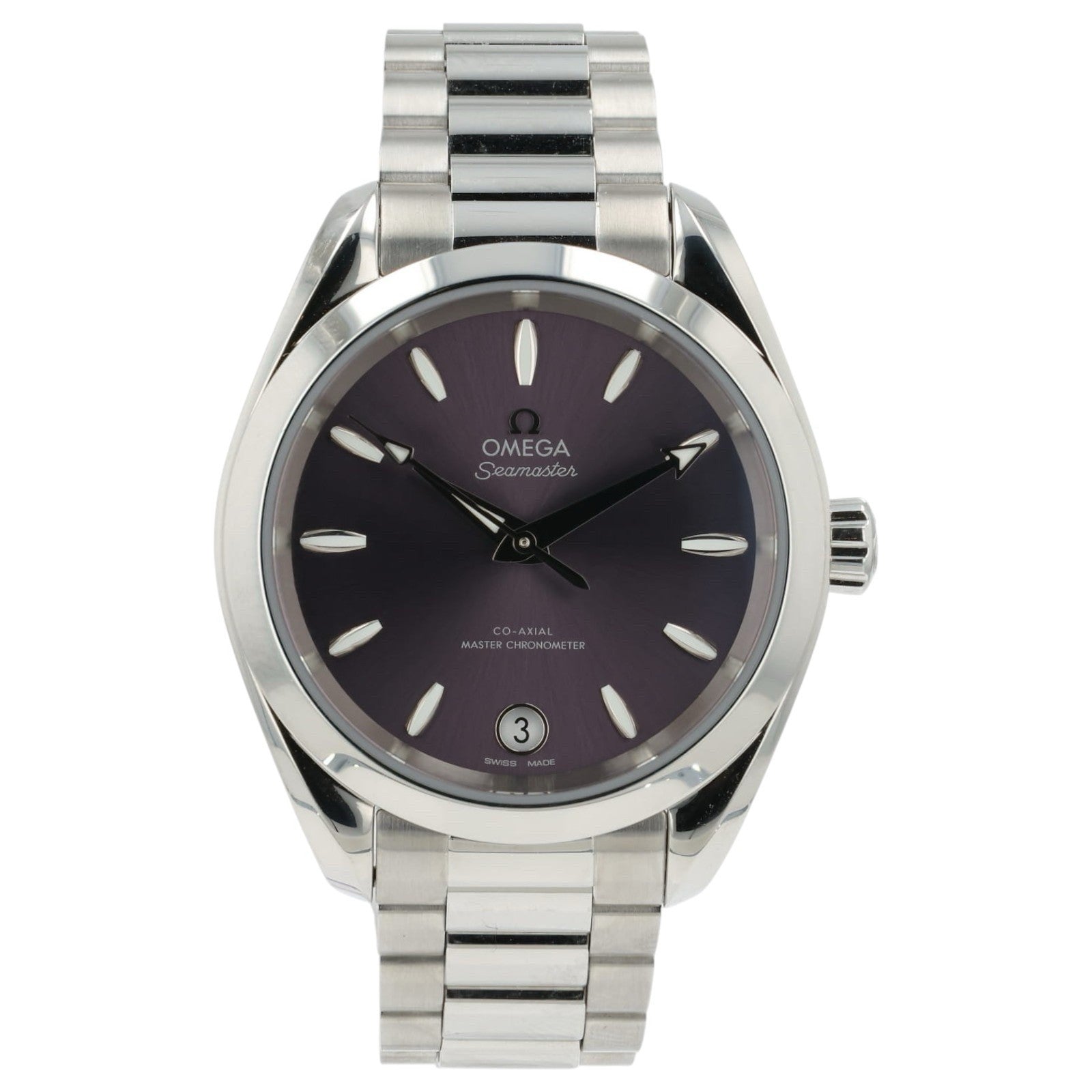 Omega Seamaster Aqua Terra Purple Dial Steel 34mm Automatic 220.10.34.20.10.002